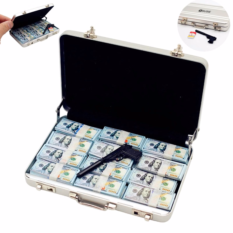 Miniature Briefcase Ornaments Set