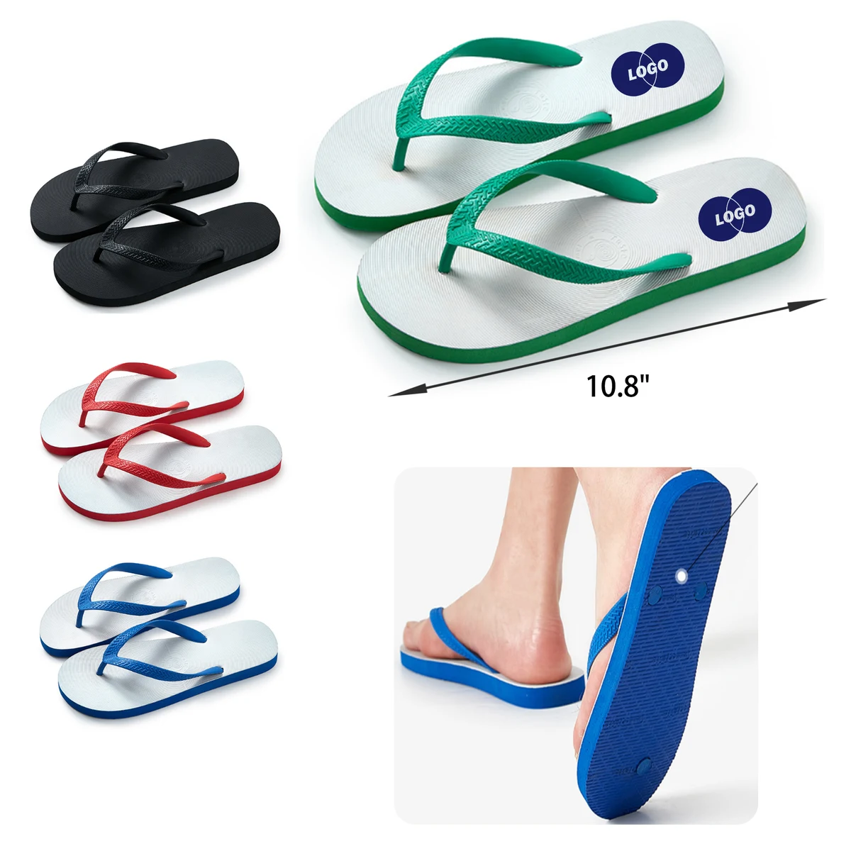 MOQ 50 PCS Stylish Adult Flip Flop 1