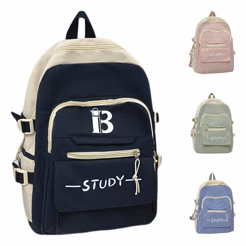 Nylon School Backpack