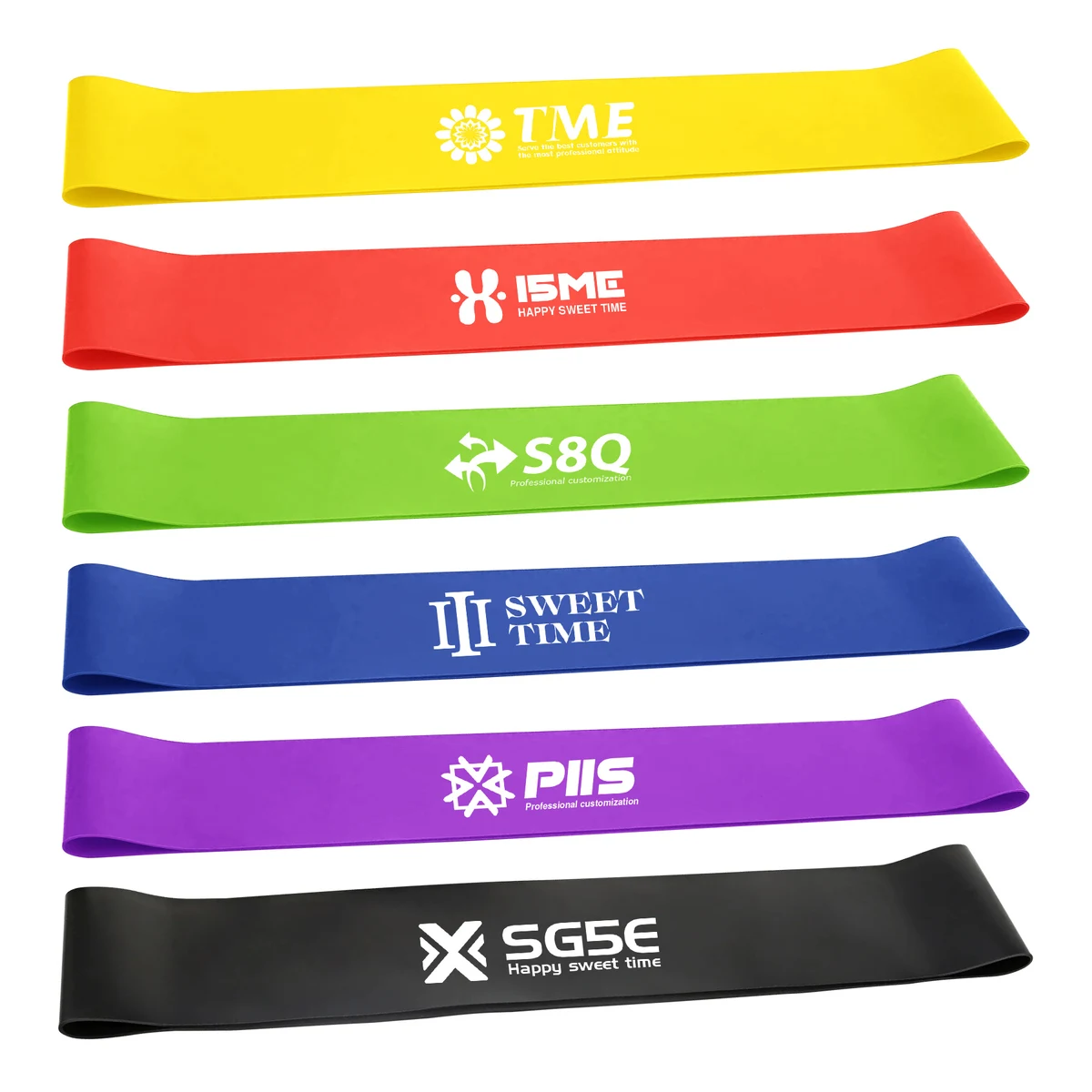 Rubber Resistance Bands 5-Piece Set 1