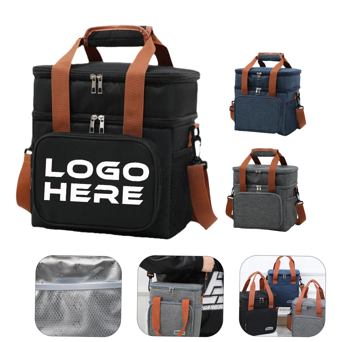 Insulated Thermal Tote Leak-Proof Portable 1