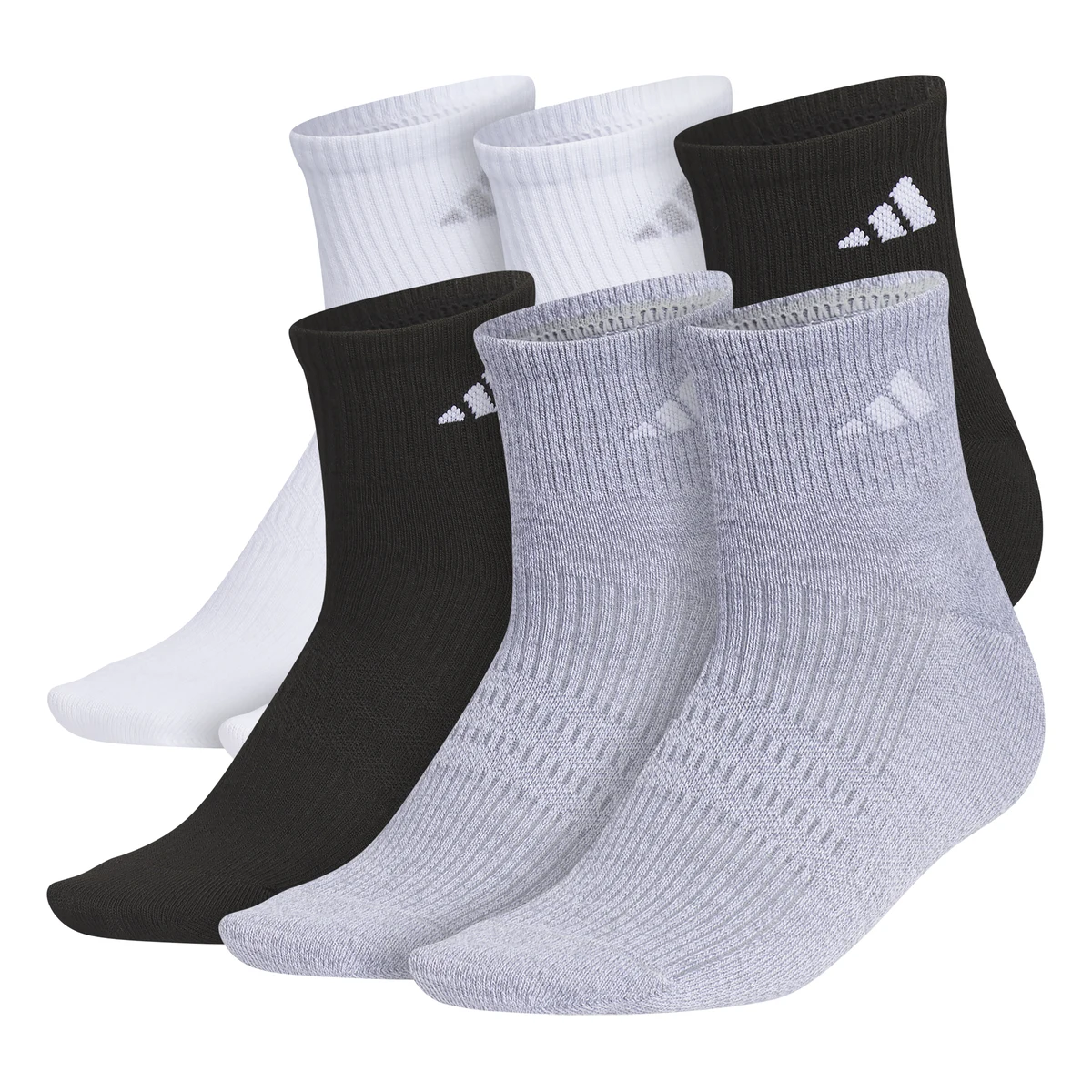 Adidas Women's Superlite 3.0 6-Pack Quarter Sock 1
