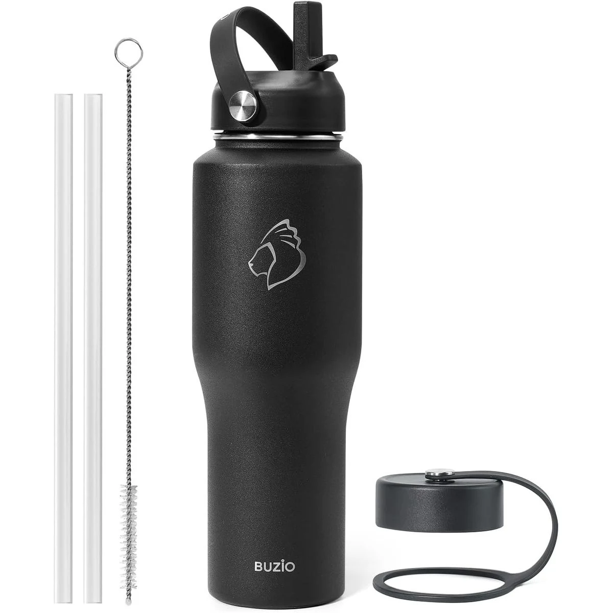 Slim outline w/thermos flask Cap Water Bottle, Double Wall Vacuum Insulated Water Bottle 1