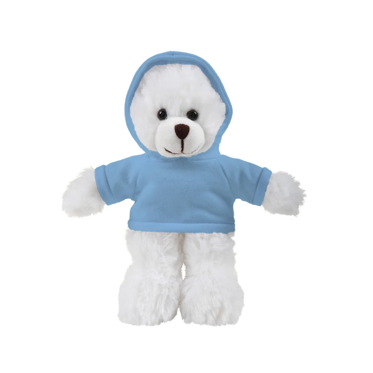 soft plush White Bear with hoodie 1