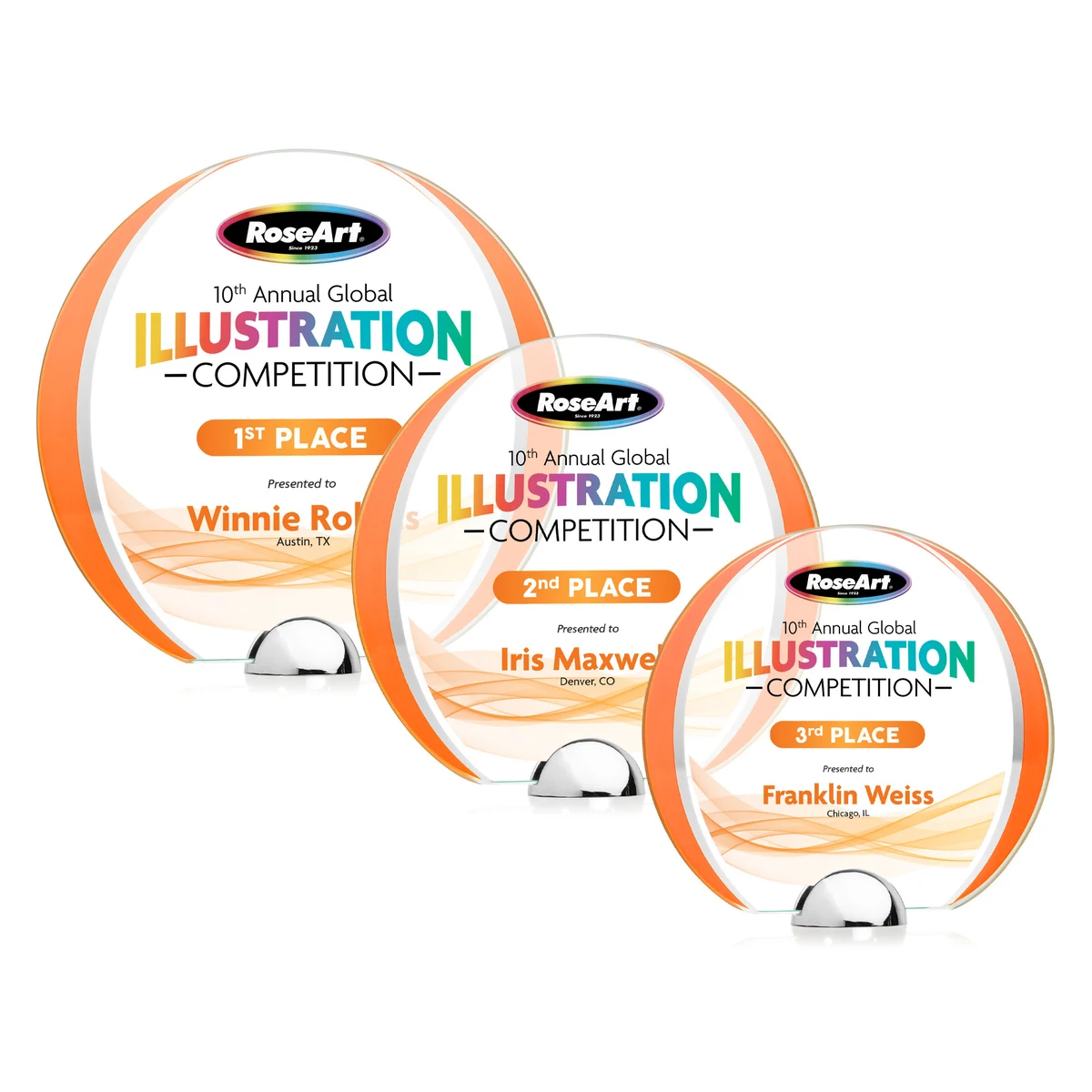 Stanton VividPrint™ Award - Orange 1