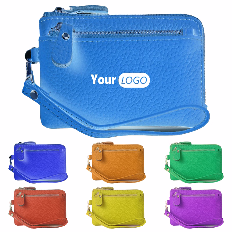 Leather Ladies' Wrist Strap Wallet