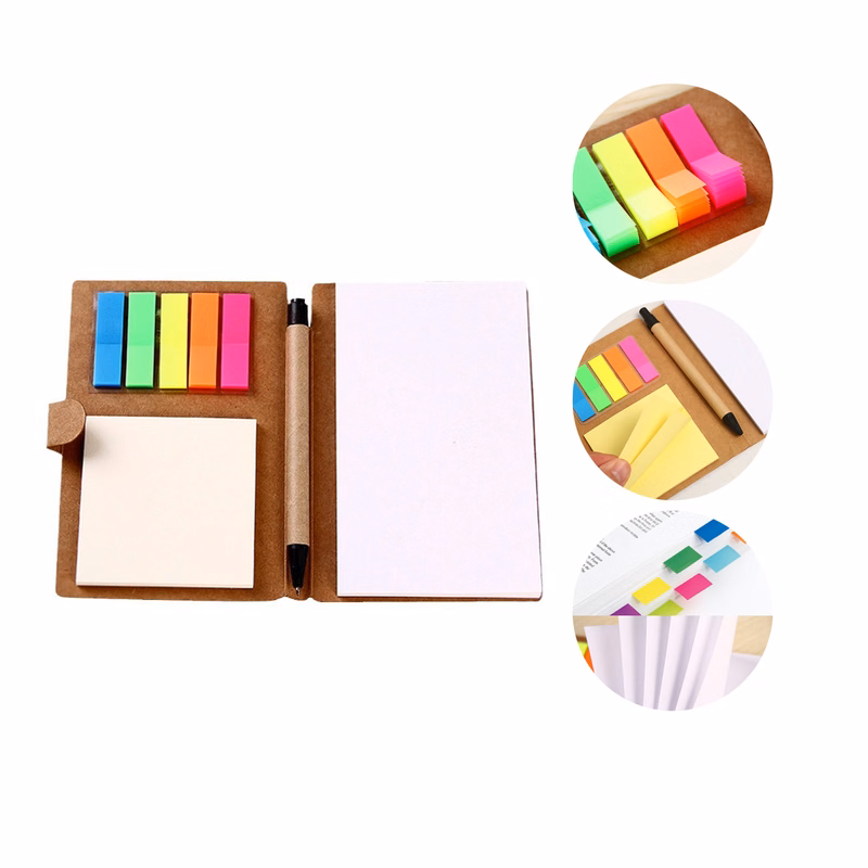 Sticky Note Book With Ballpoint Pen MOQ 20