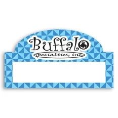 Laminated Name Badge Full Color (1.625"x2.875") Rectangle w/Arch 1