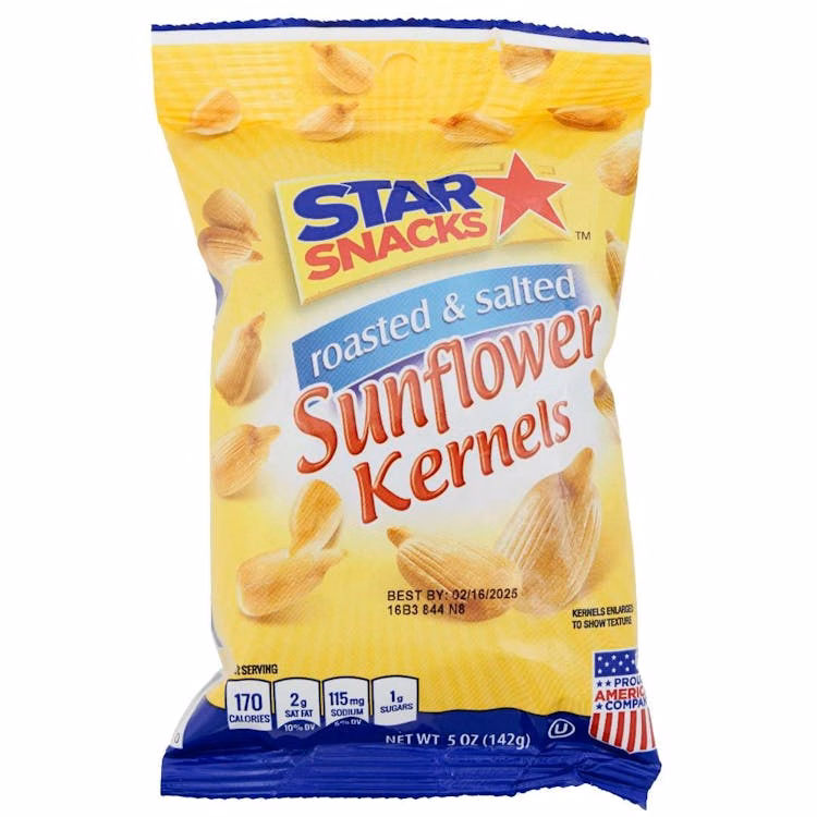 Roasted and Salted Sunflower Kernels