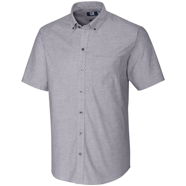 Cutter & Buck Stretch Short-Sleeve Oxford Shirt 1