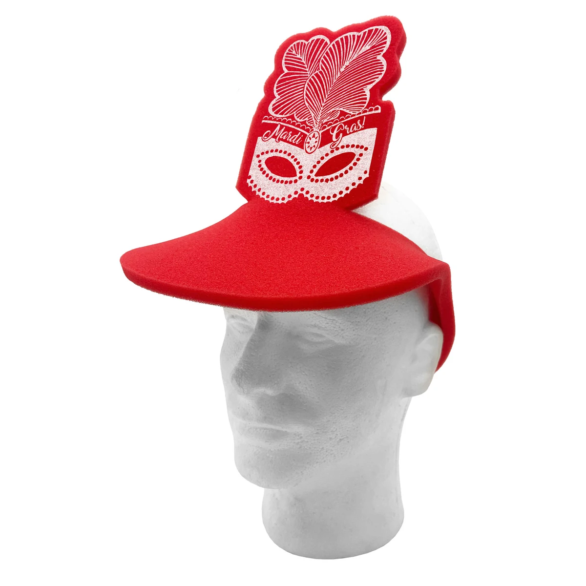 Mardi Gras Popup Visor 1