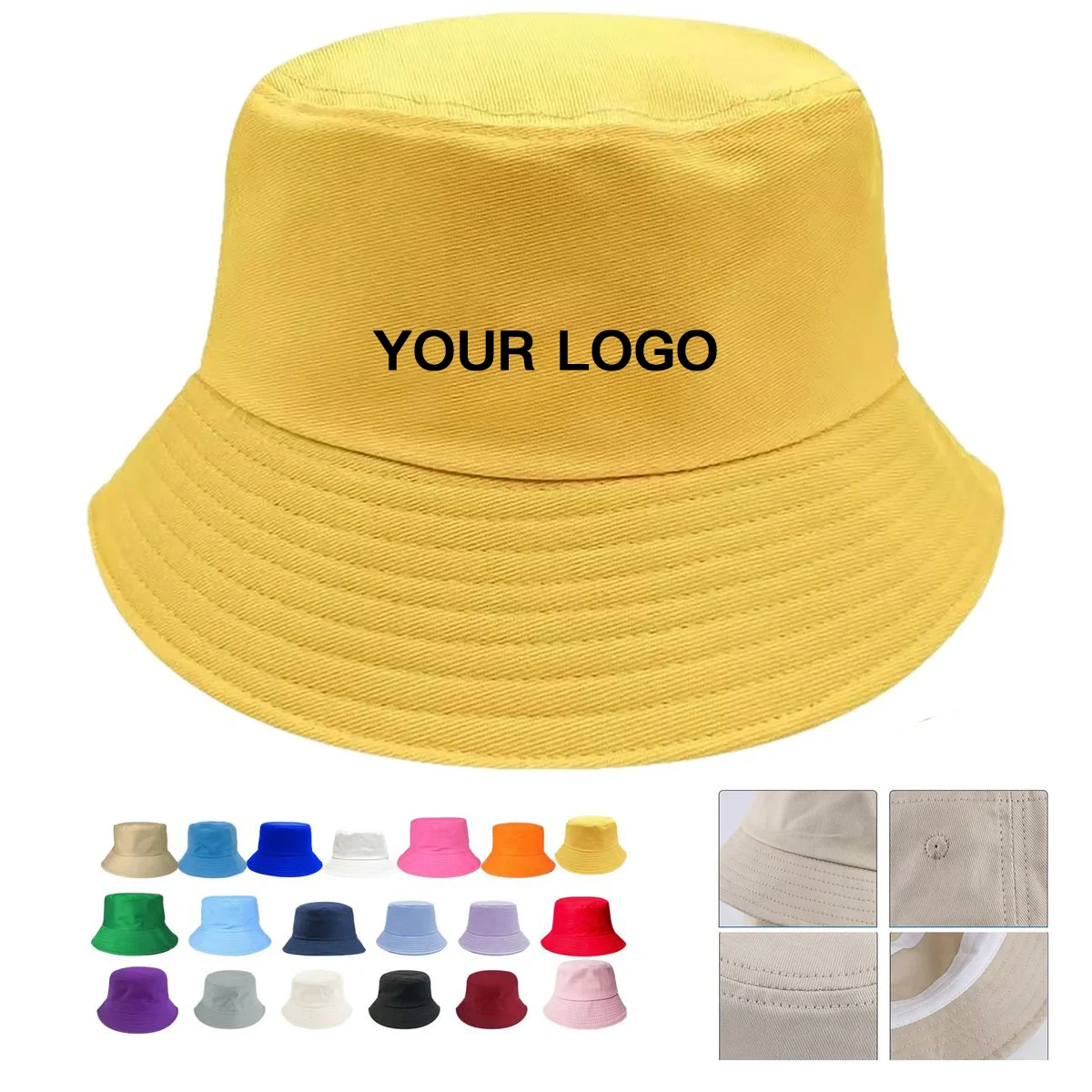 Wide Brim Cotton Sun Hat For Daily Outdoor Wear 1