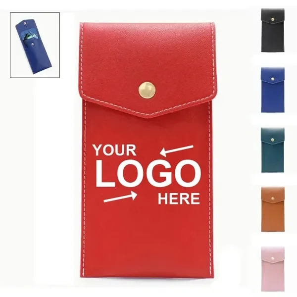 Custom PU Leather Writing Instrument Case — Professional Desk & Travel Organizer 1
