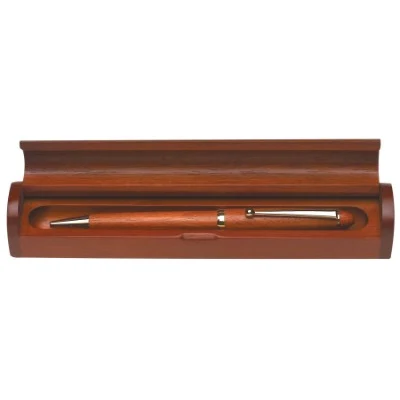 Laser Engraved Rosewood Pen & Pen Case Set. (DISCONTINUED) 1