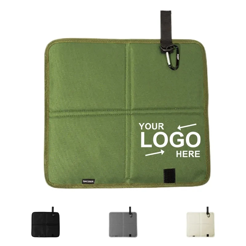 Portable Seat Cushion With Carabiner 1