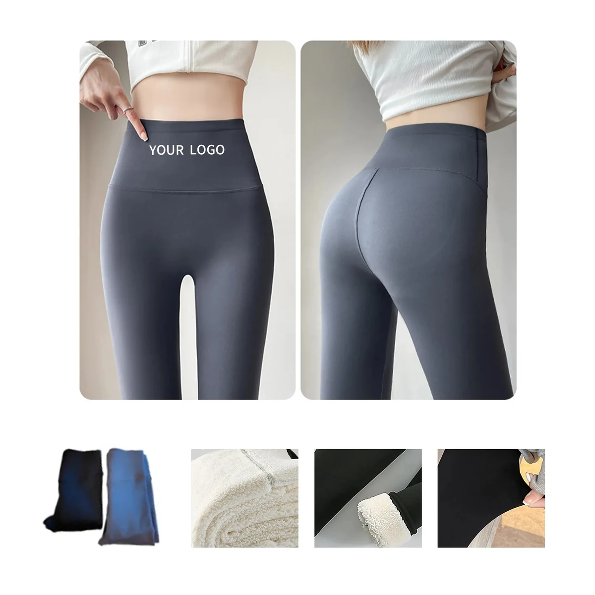 Fleece Leggings Yoga Pants 1