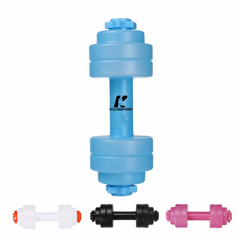 28oz portable dumbbell shaped sports fitness water bottle