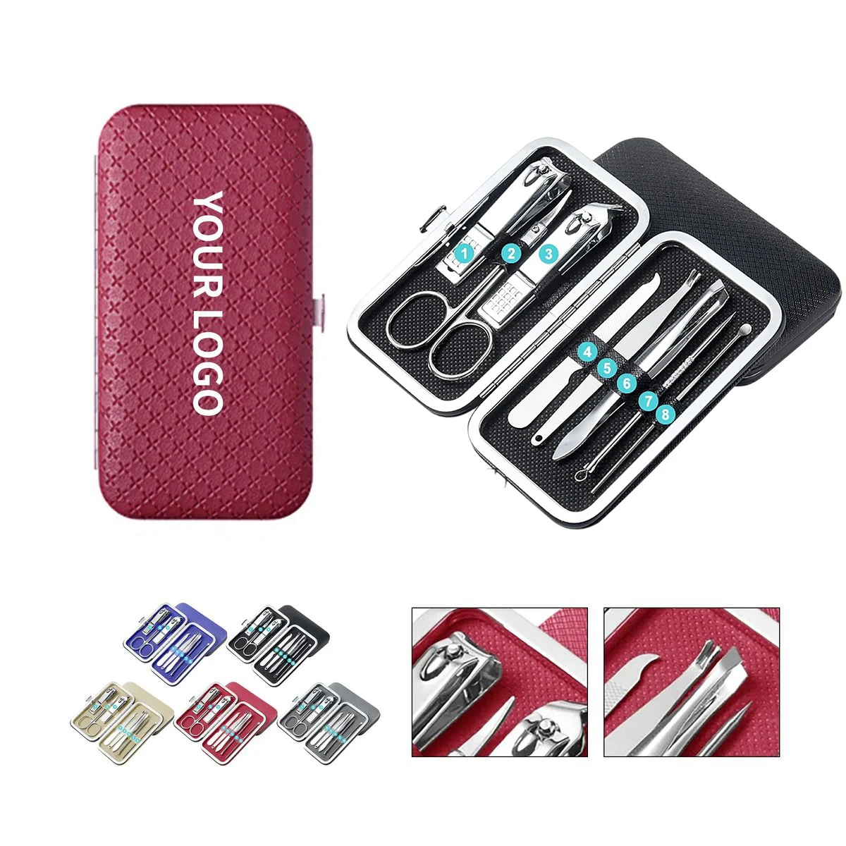 Compact Grooming Set with Sharp Nail Tools 1