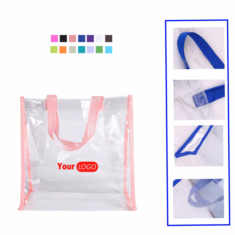 Waterproof Clear personalized Tote Bag Daily Use