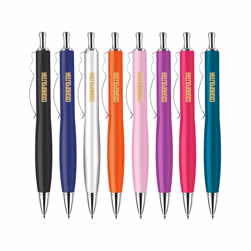 Union Printed - Lucy Lacquer Coated Brass Click Metal Pen