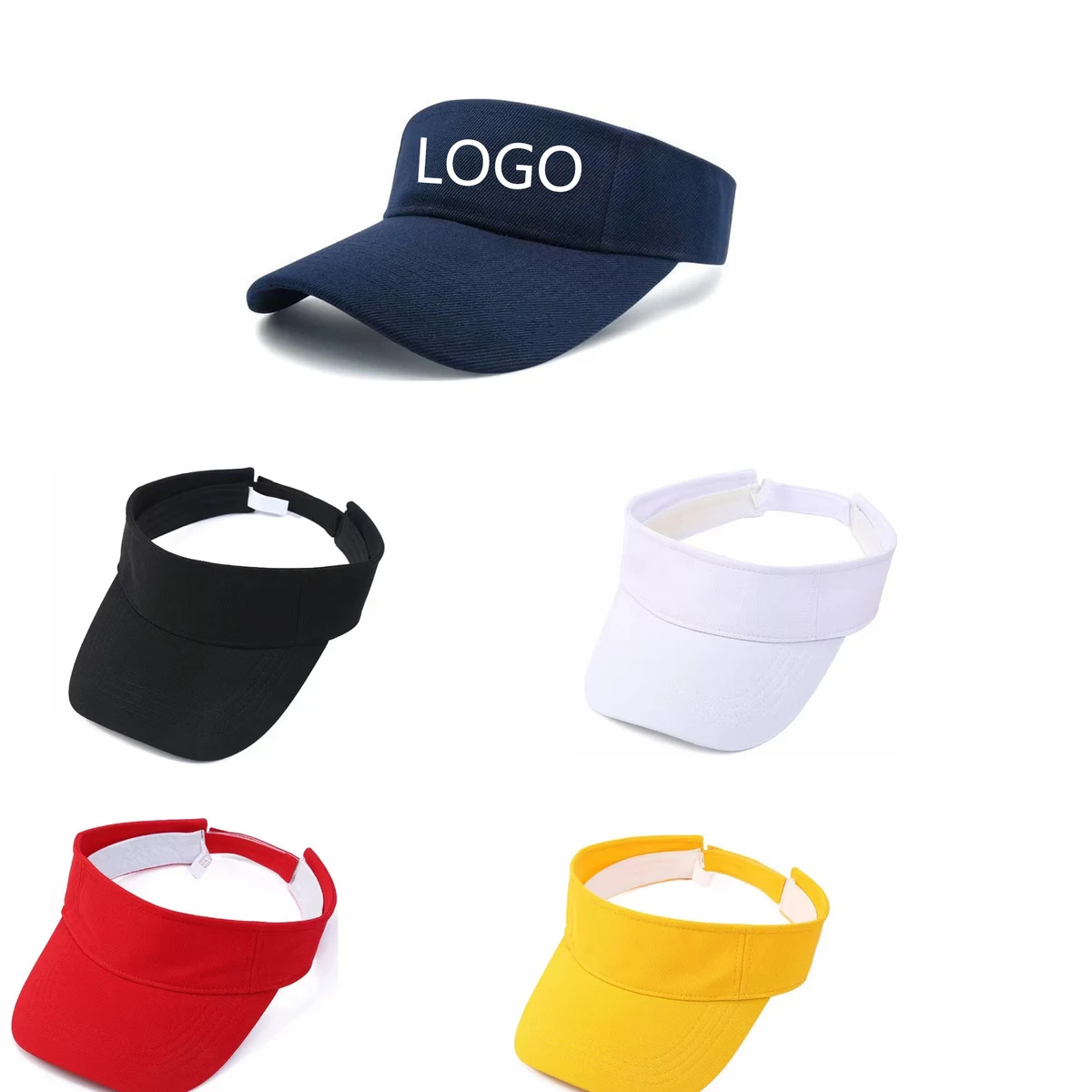Cotton Sun Visor Hat 1