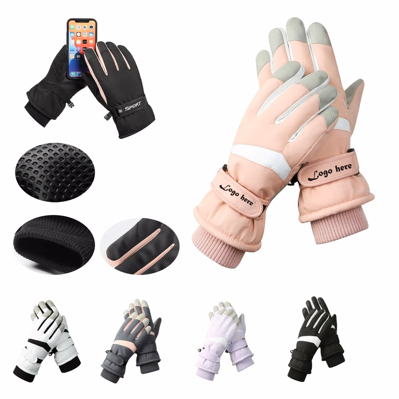 Winter Skiing Touchscreen Gloves