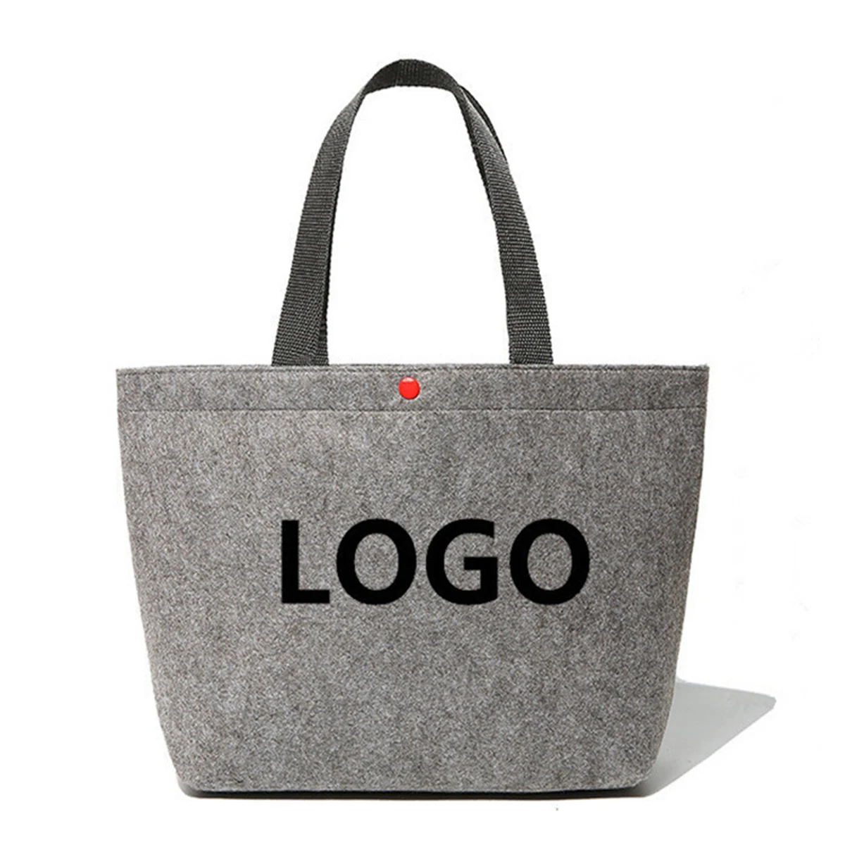 Felt Grocery Shopping Bag, custom tote bag with logo imprint 1