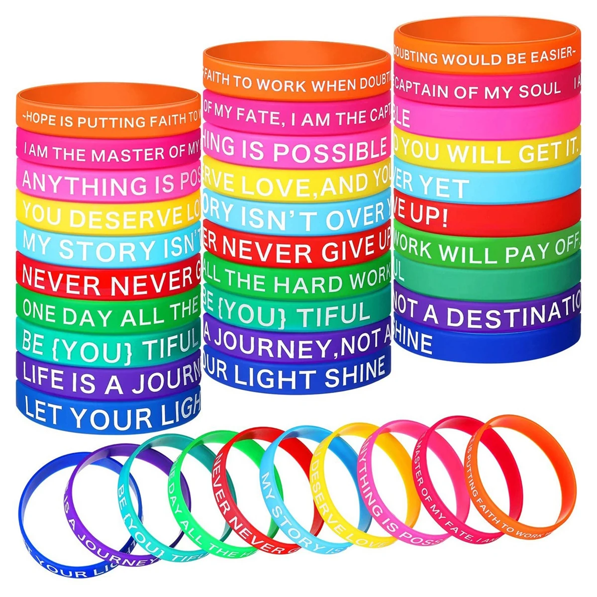 Silicone Bracelet MOQ 100PCS 1