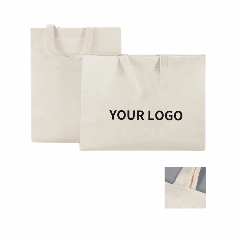 Cotton Canvas Tote with Comfortable Shoulder Length Handles