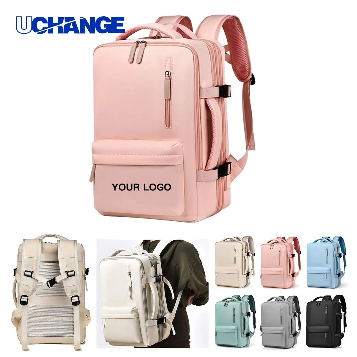 Polyester Travel Backpack Bag Durable with Adjustable Straps 1