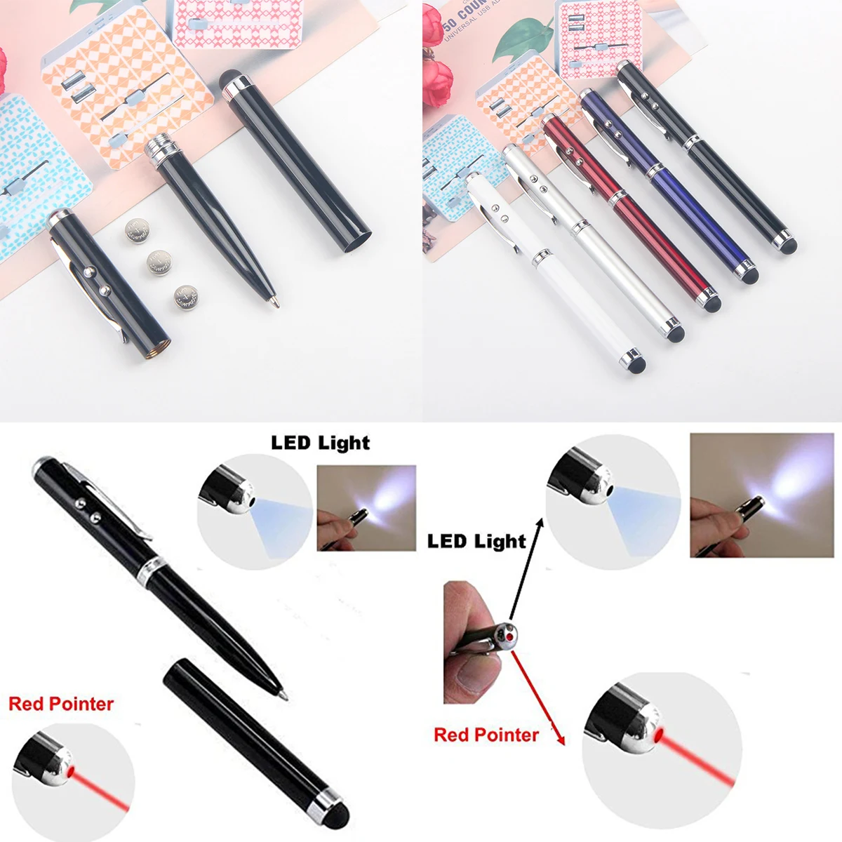 4-in-1 Universal Touch Screen Stylus Ballpoint Pen 1