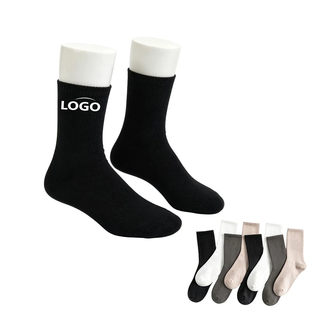 Custom-Made Knitted Mid-Calf Socks 1