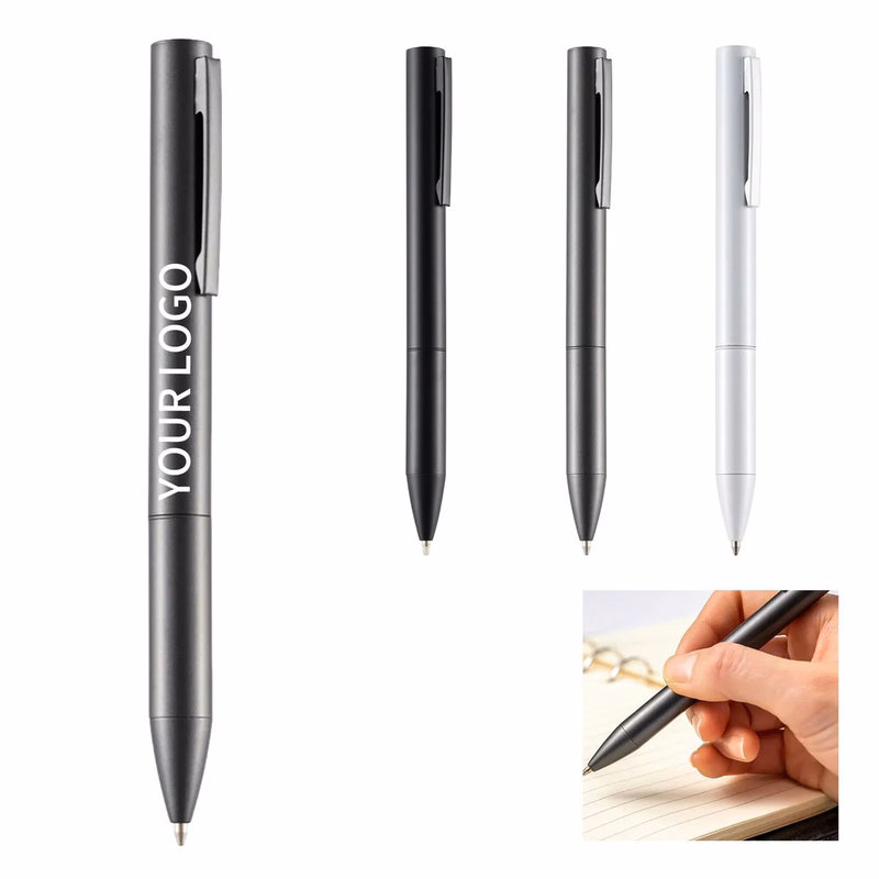 Durable Twist Pen with Stainless Barrel and Refill