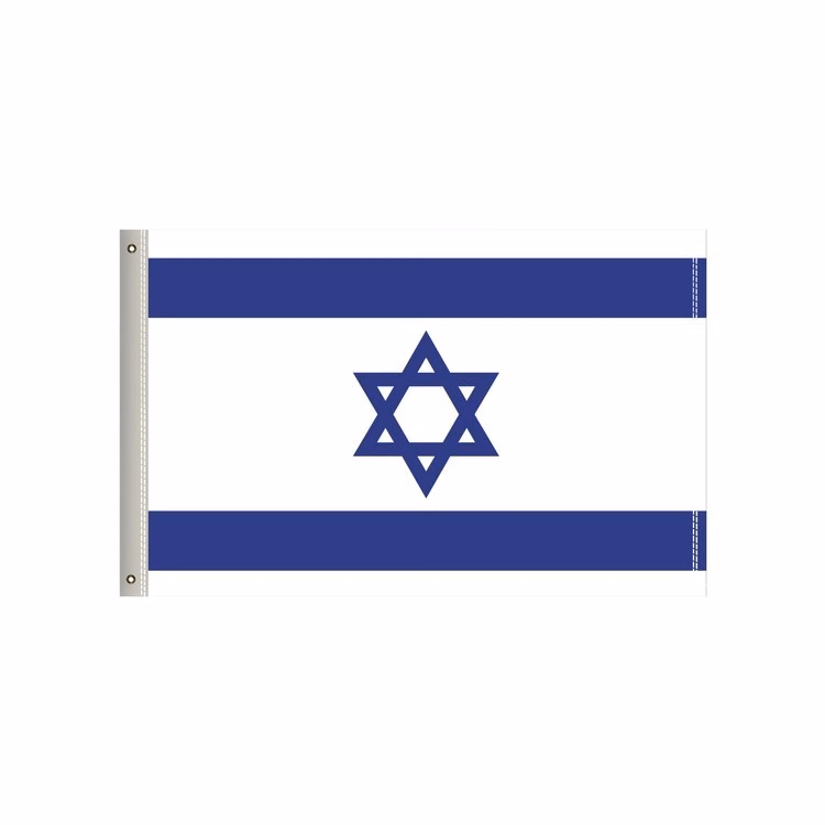 National Flag, Israel, Double-Sided - 36"W x 24"H