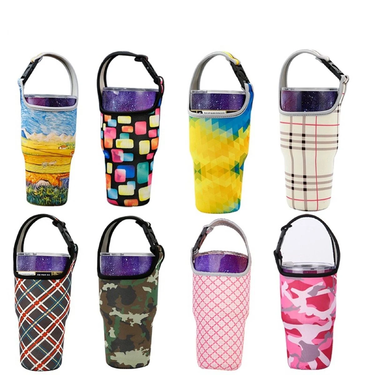 30 OZ Neoprene Tumbler Cooler, custom koozie with logo imprint 1