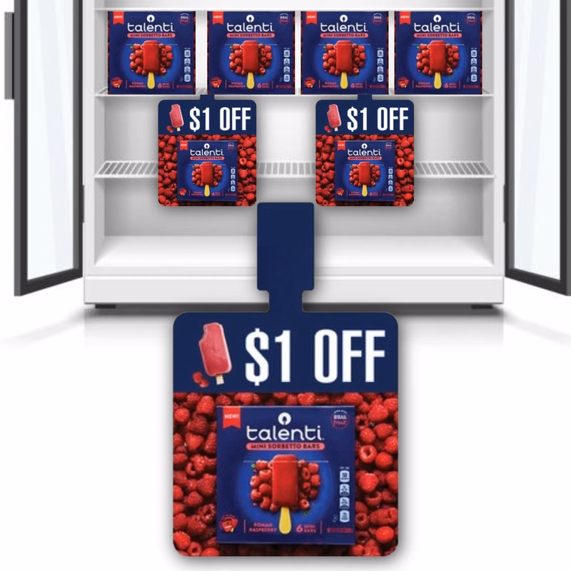 Vinyl Shelf Talker (7.25"x4.625") Rectangle