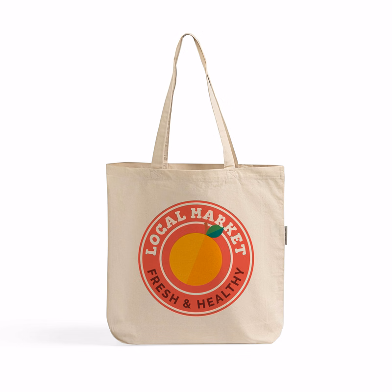 Organic Shop-Ready Cotton Tote Bag