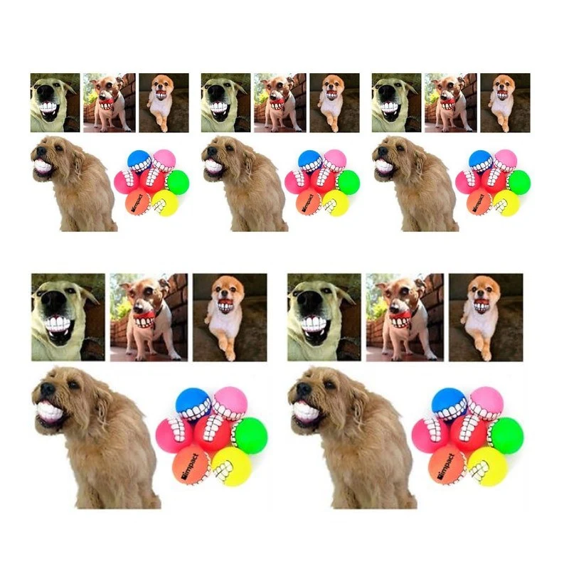 Dog Tooth Ball Toy With Voice 1
