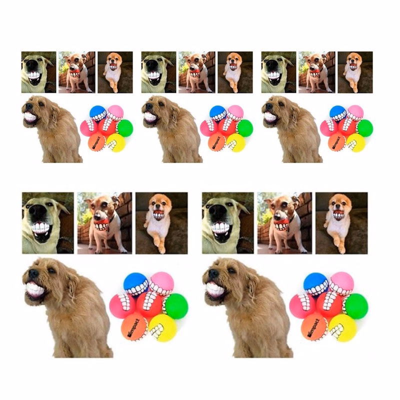 Dog Tooth Ball Toy With Voice
