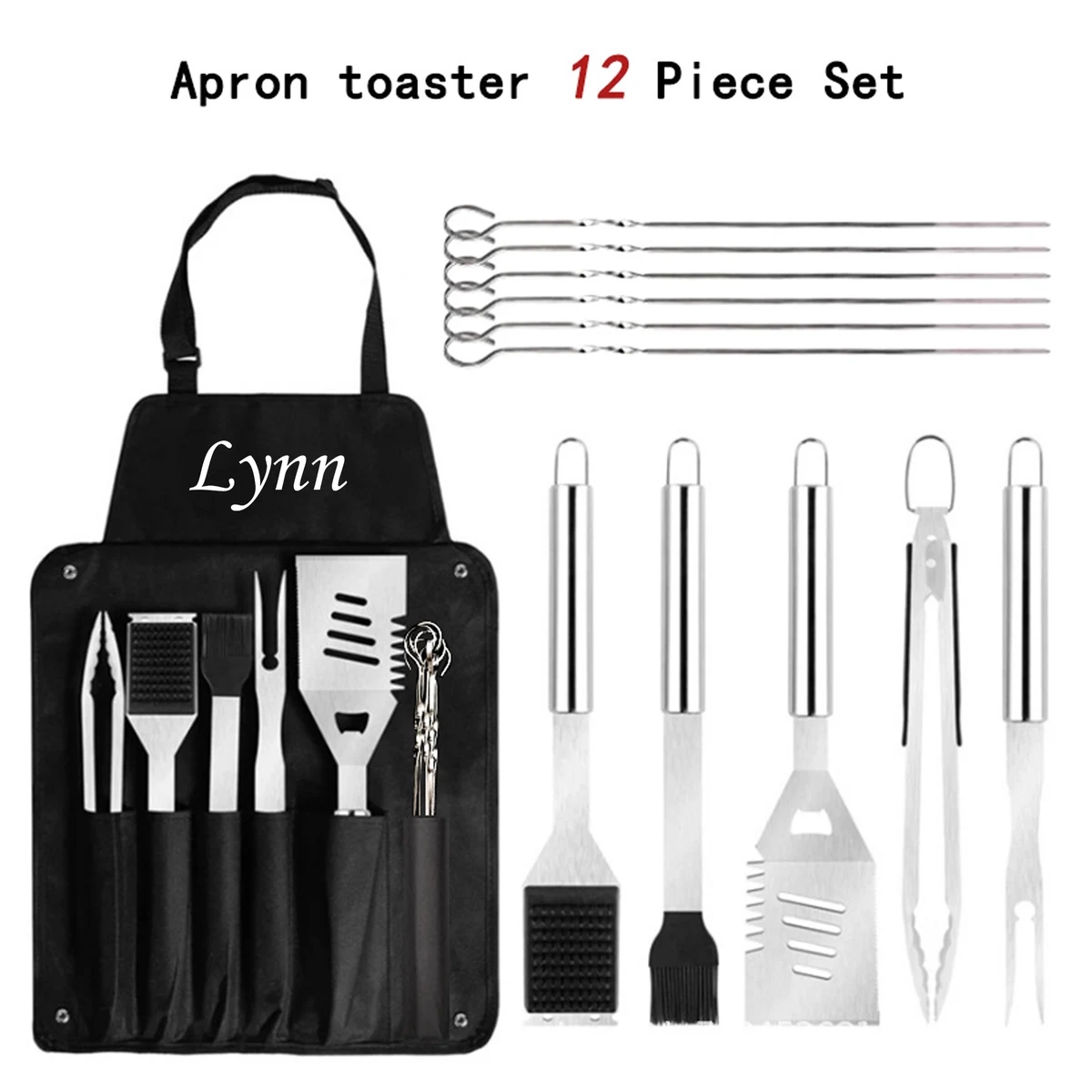 Bbq Accessory Set-Oven Apron Cloth Bag 1