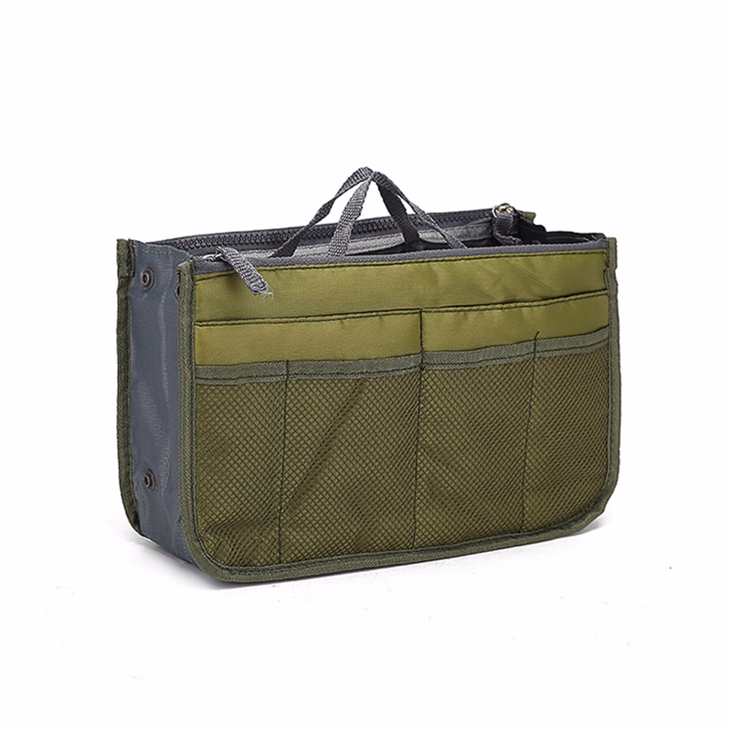 Travel Cosmetic Organizer With Double Zipper