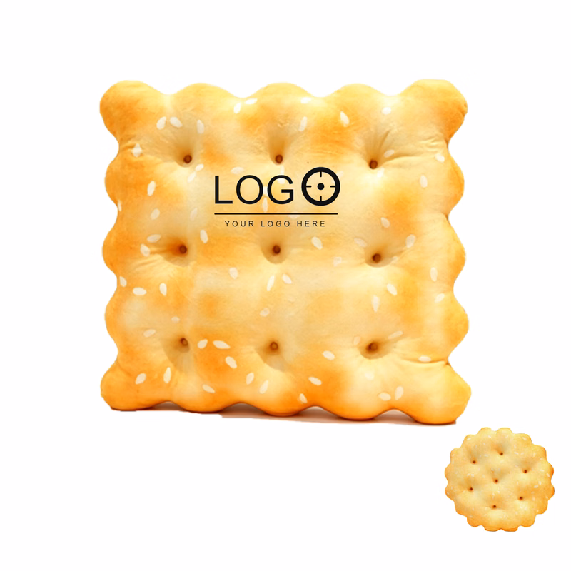 Soda Cracker Shaped Novelty Throw Pillows