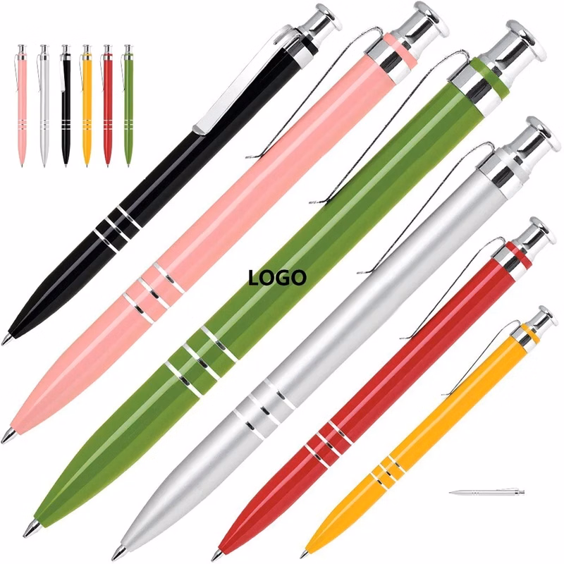 Aluminum Ballpoint Click Action Pen with Lacquer Finish