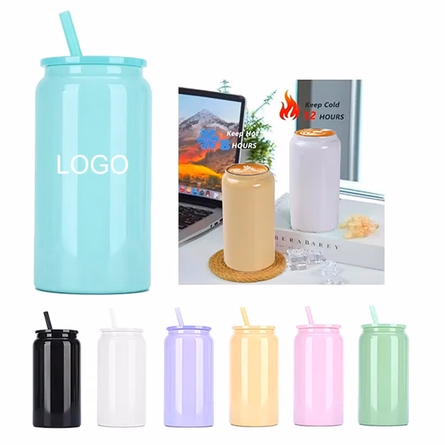 16 Oz Insulated Tumbler With Lid And Straw