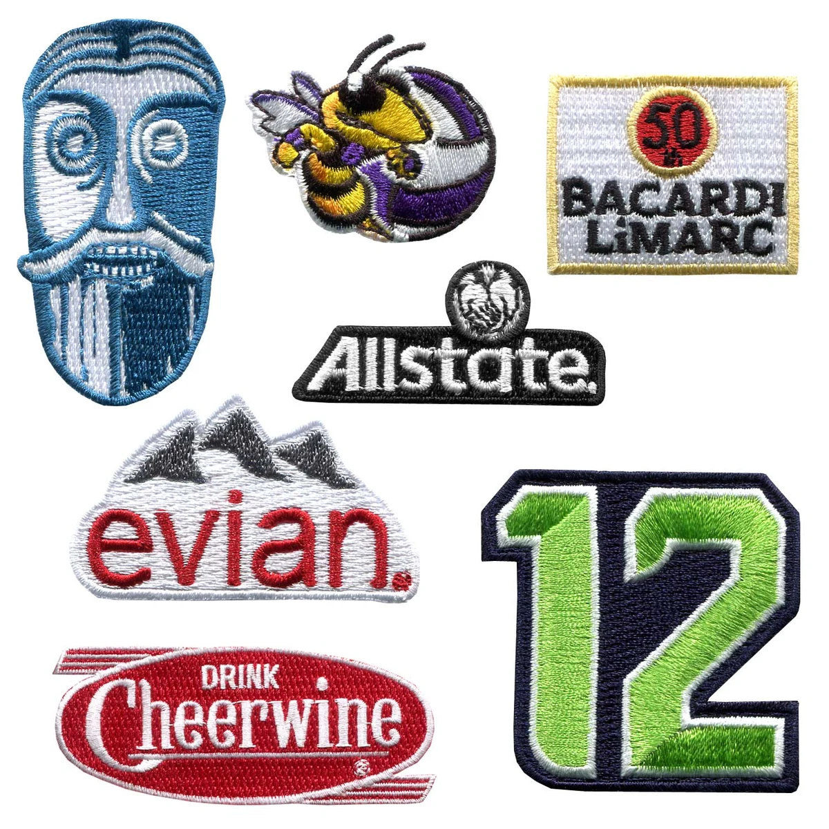 Embroidered Heat Seal Mini Patches 1