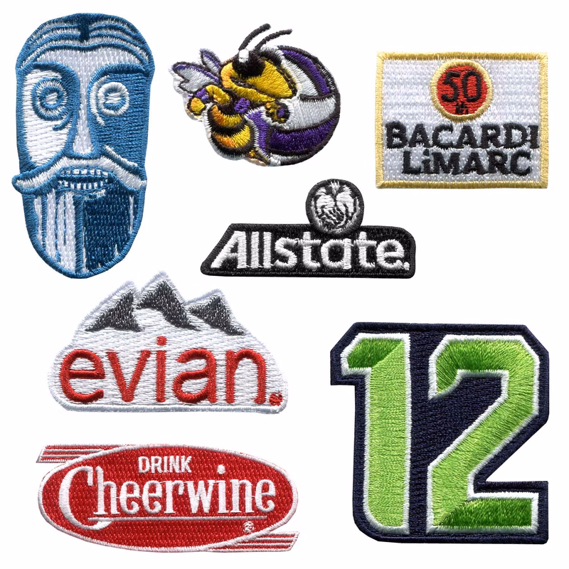 Embroidered Heat Seal Mini Patches