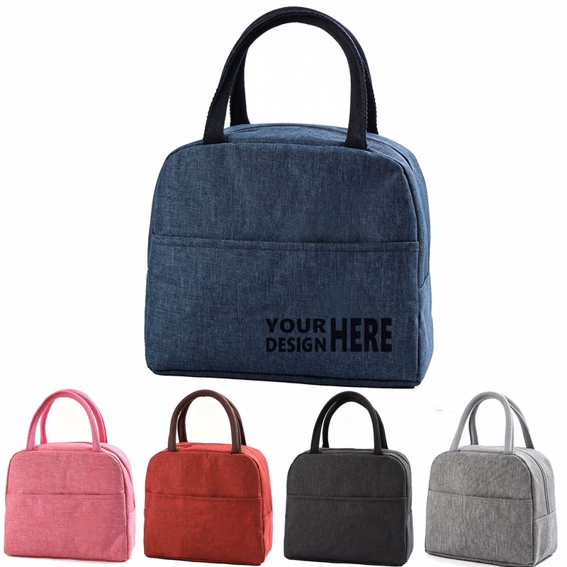 Insulated Lunch Tote Bag With Carry Handles For Food Storage