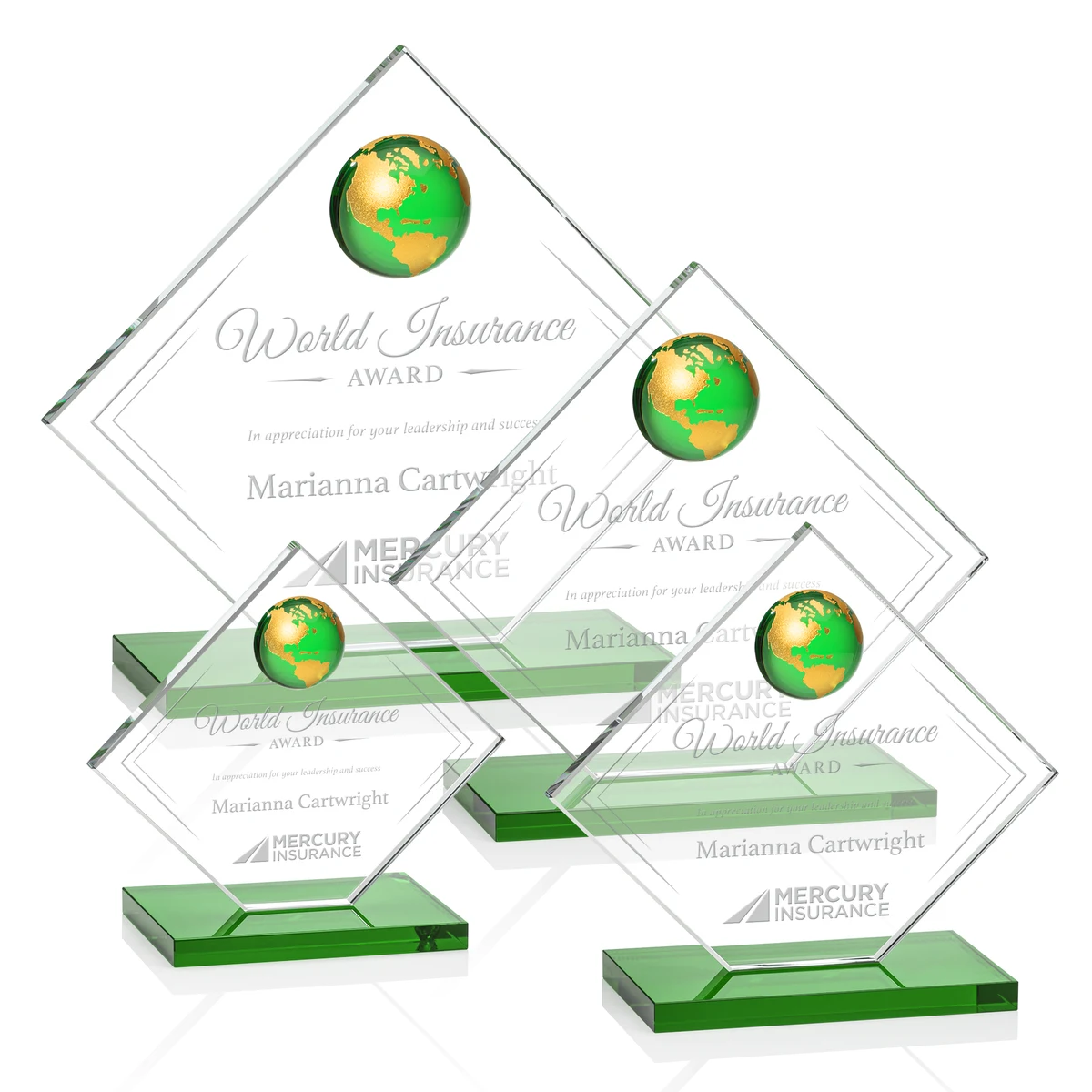 Ferrand Globe Award - Green/Gold 1