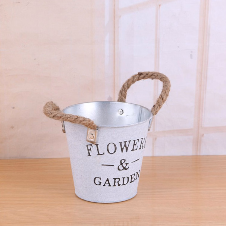 Metal Flower Bucket