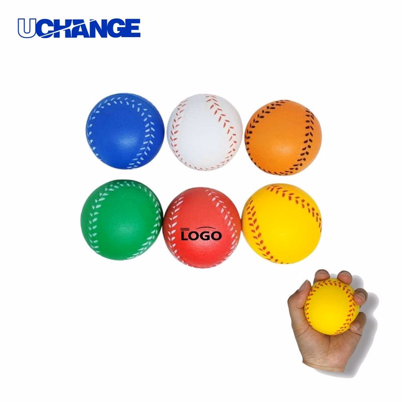 Customizable PU Foam Baseball Stress Ball